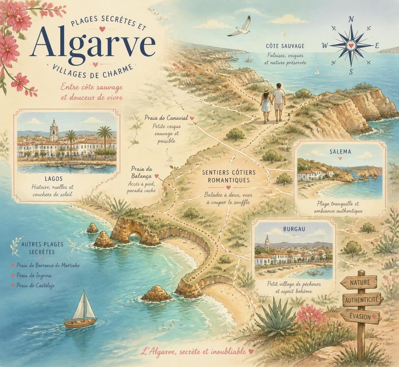 découvrez les plages méconnues de l'algarve, loin des sentiers battus et au-delà de lagos, pour une escapade authentique et tranquille au bord de l'océan.