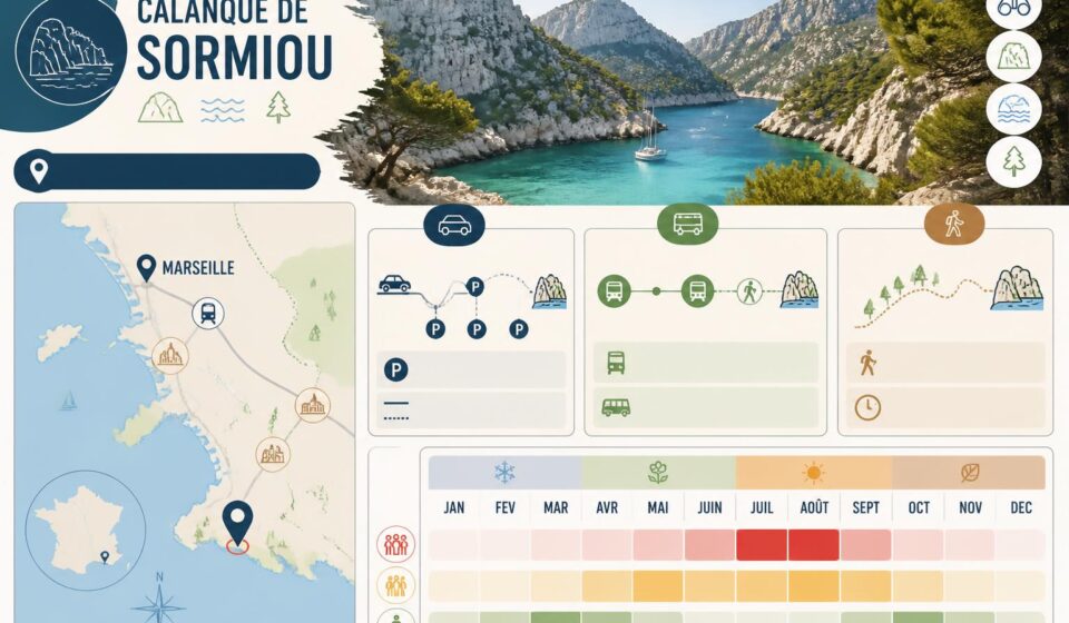 découvrez comment accéder à la calanque de sormiou et profitez de ses paysages exceptionnels avant l'arrivée de la foule estivale, pour une visite paisible et mémorable.