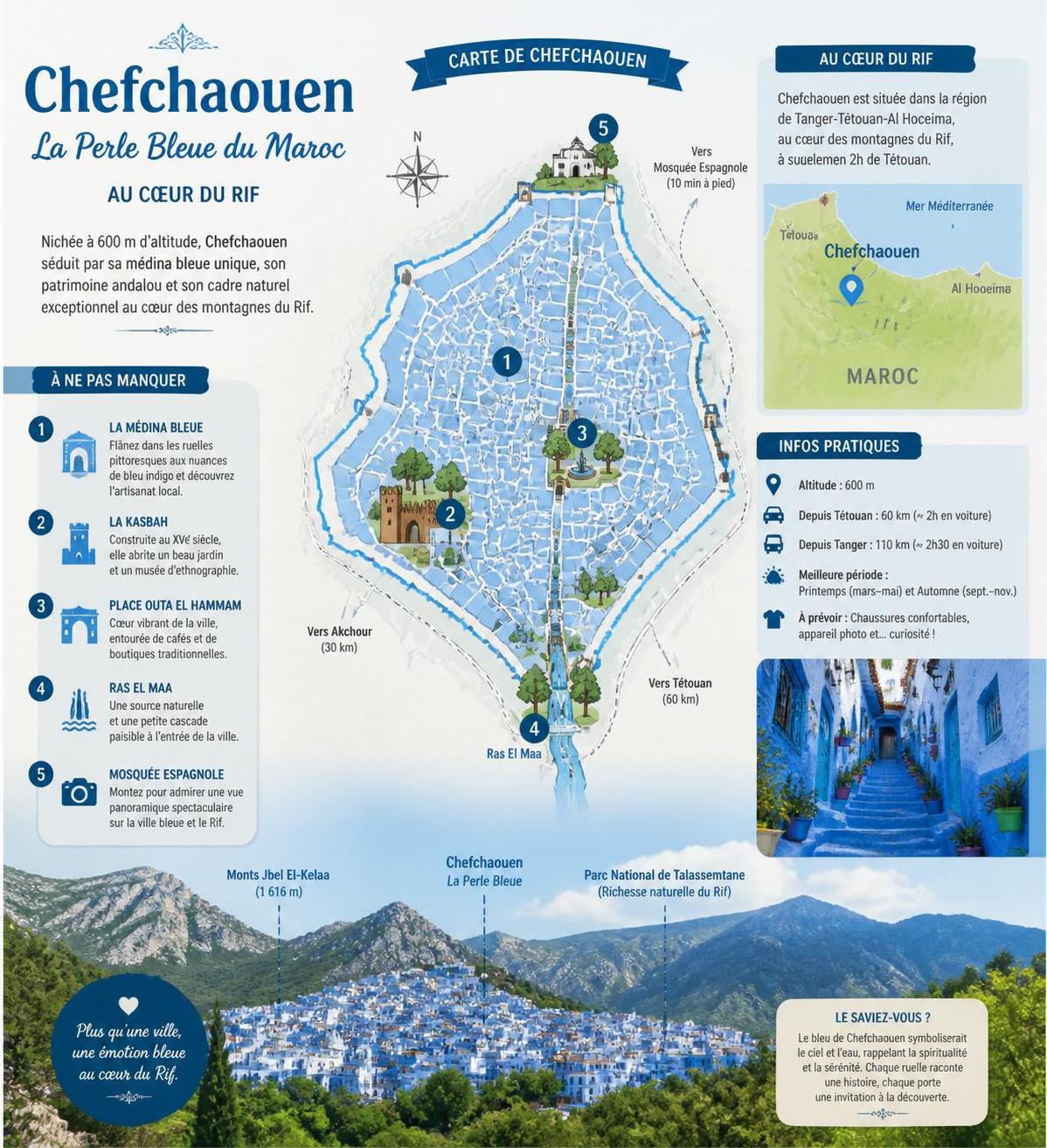 découvrez si chefchaouen, la célèbre ville bleue du maroc, mérite toujours une visite authentique avant qu'instagram n'en déforme le charme unique.