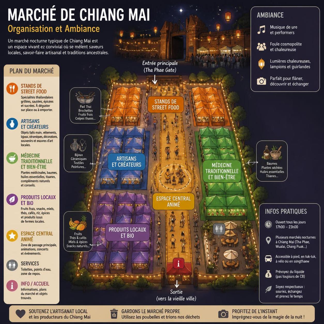 découvrez chiang mai, une ville thaïlandaise authentique pleine de charme, de traditions et de culture, souvent éclipsée par l'effervescence de bangkok.