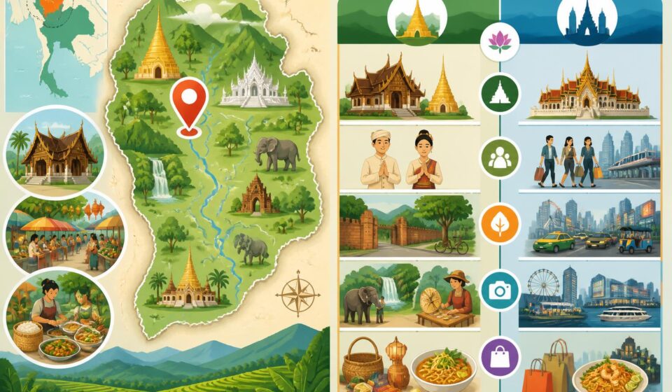 découvrez chiang mai, le cœur authentique de la thaïlande, loin de l'effervescence de bangkok, avec ses traditions riches, ses paysages magnifiques et son charme unique.
