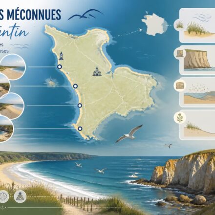 découvrez les plages secrètes du cotentin en normandie, entre dunes sauvages et falaises majestueuses, loin des foules et de la vie urbaine.