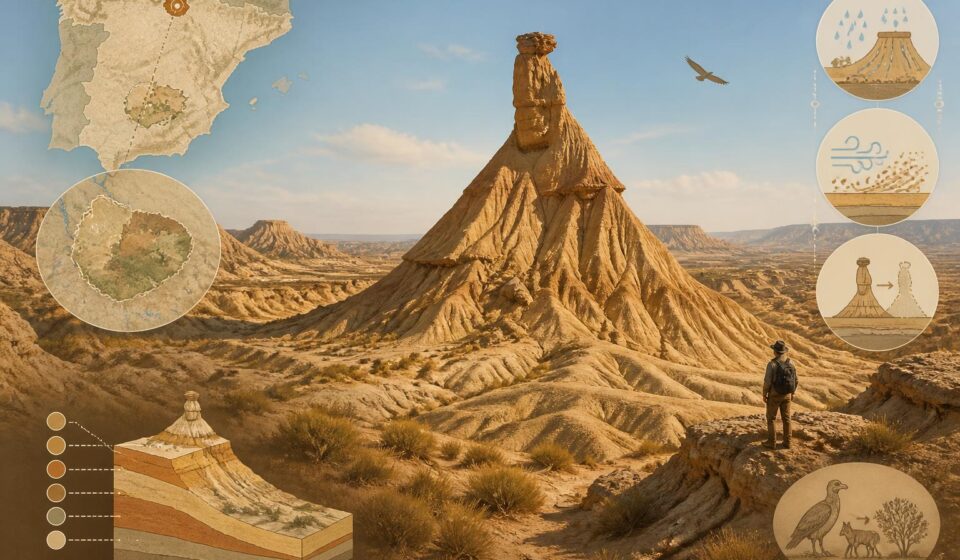 découvrez le désert des bardenas reales, un paysage unique en espagne où rares sont les voyageurs qui osent s'aventurer. explorez ce bout du monde sauvage et préservé.