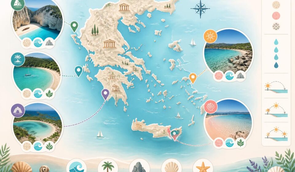 découvrez les plus belles plages de grèce loin de santorin et mykonos, des joyaux cachés parfaits pour des vacances paradisiaques en toute tranquillité.