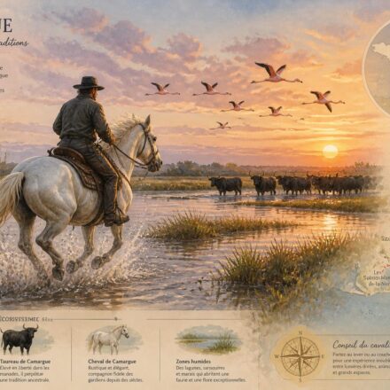 découvrez la camargue à cheval et vivez une aventure sauvage au cœur de paysages préservés, entre marais, plages et étendues sauvages au bout de la france.