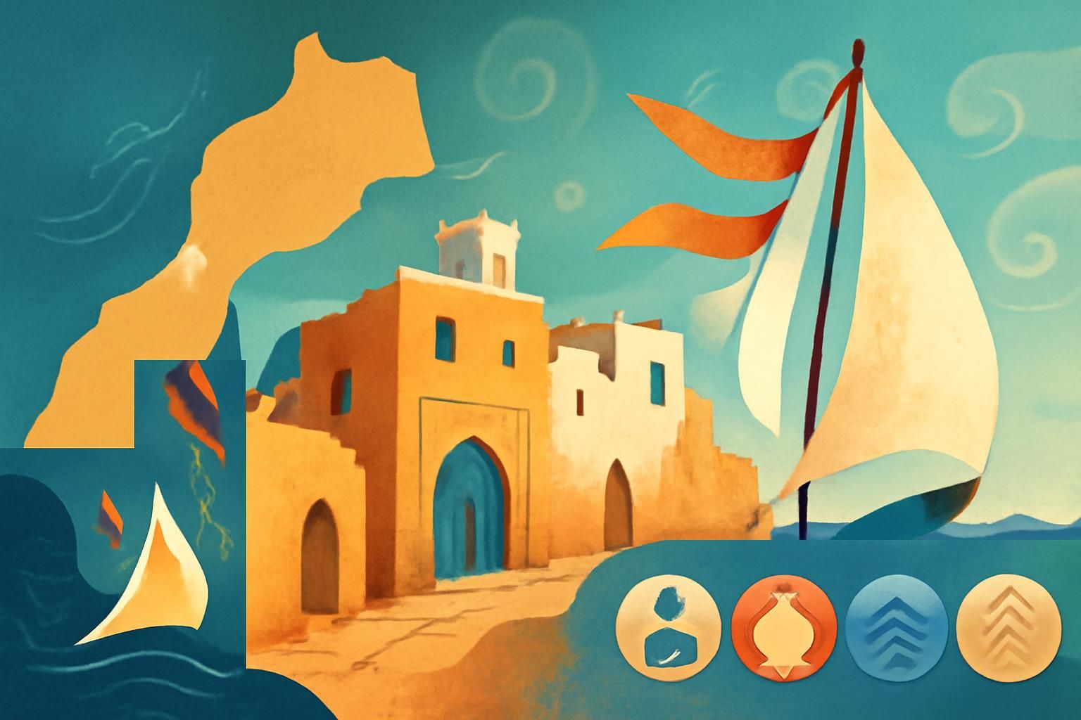 découvrez essaouira, la médina du vent, un joyau méconnu du maroc qui offre une atmosphère unique et authentique, bien différente de l'effervescence de marrakech.