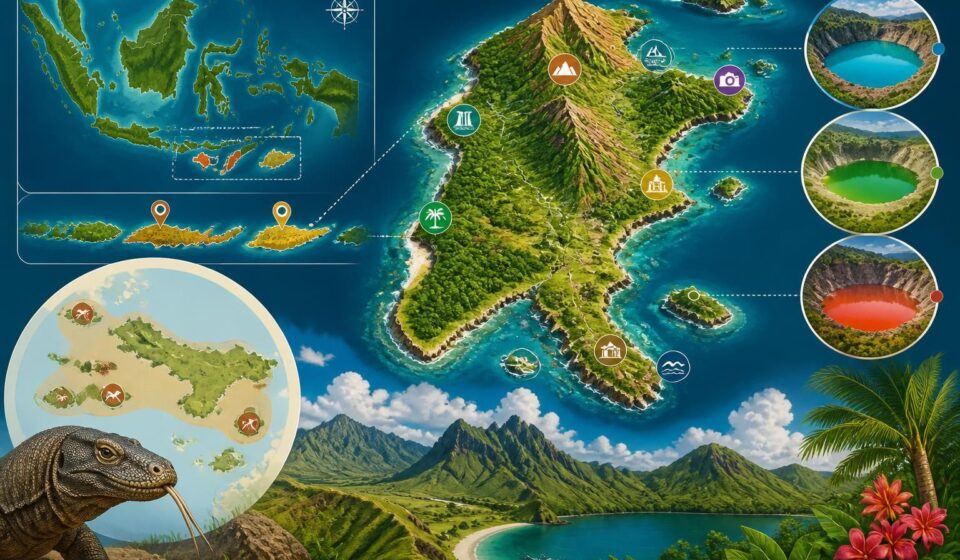 découvrez flores en indonésie, une île fascinante aux lacs colorés éclatants et au célèbre dragon de komodo, une destination unique que lombok a tendance à faire oublier.