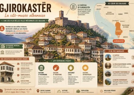 découvrez gjirokastër, la cité-musée albanaise aux ruelles pavées et aux maisons ottomanes, un trésor méconnu des balkans alliant histoire, culture et paysages époustouflants.