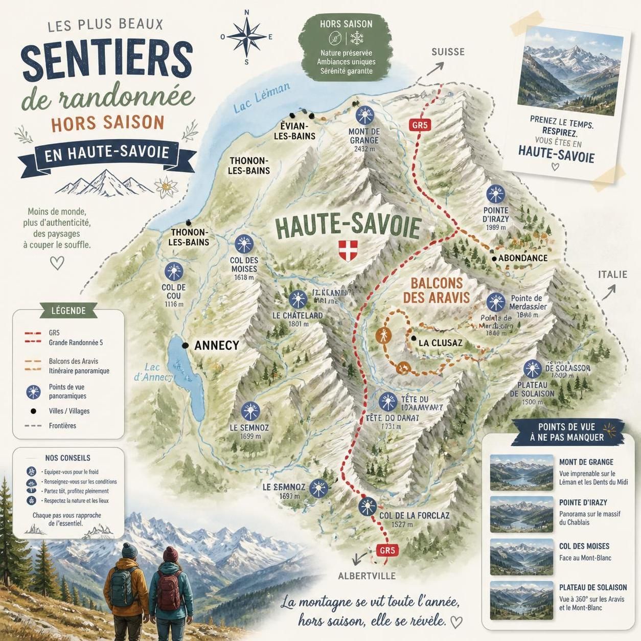découvrez la haute-savoie hors saison, un paradis montagnard pour les randonneurs en quête de tranquillité, loin de l'agitation des pistes de ski.