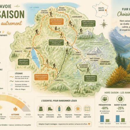 découvrez la haute-savoie hors saison, un paradis pour les randonneurs souhaitant éviter la foule des pistes. profitez de sentiers paisibles et de paysages naturels préservés pour une escapade authentique en montagne.