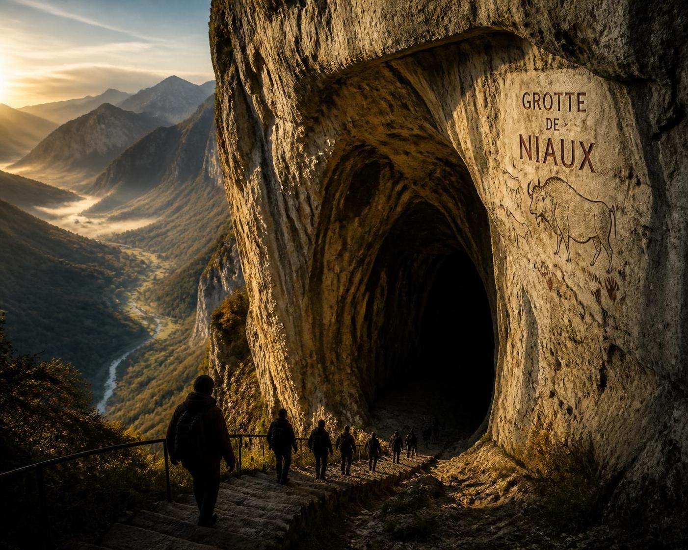 découvrez la grotte de niaux, un site exceptionnel dans les pyrénées ariégeoises, où vous pouvez plonger dans l'époque magdalénienne à travers ses peintures préhistoriques fascinantes.