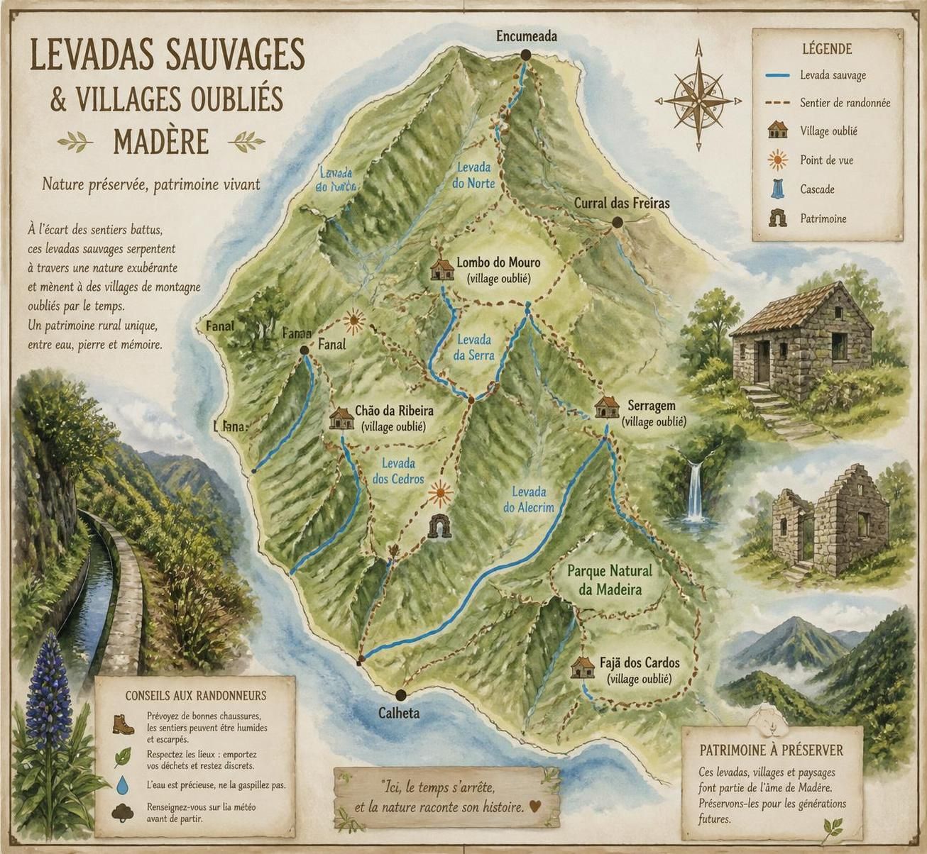 découvrez madère autrement avec des levadas sauvages et des villages de montagne oubliés, pour une aventure authentique hors des sentiers battus.