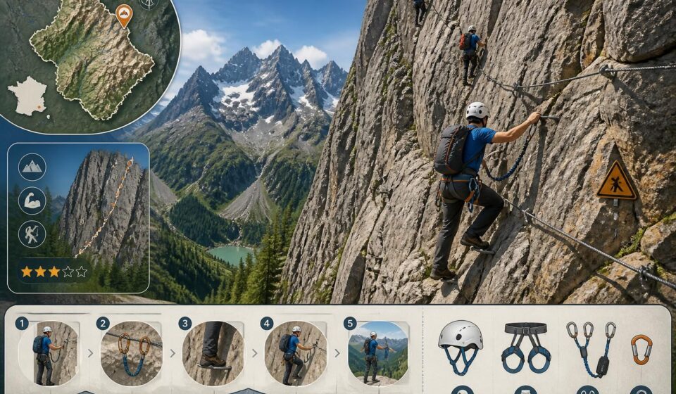 découvrez la via ferrata dans les écrins, une aventure verticale idéale pour les alpinistes débutants qui souhaitent repousser leurs limites en toute sécurité sur des parois impressionnantes.