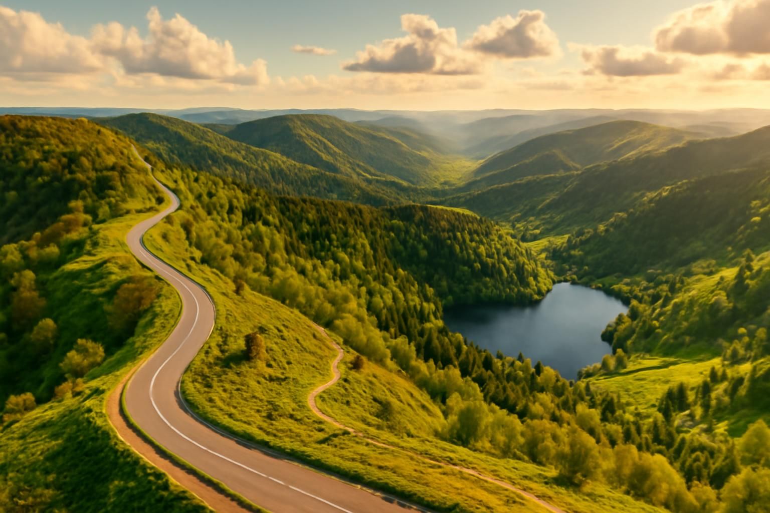 dĂ©couvrez le massif alsacien des vosges, un territoire mĂ©connu entre crĂȘtes panoramiques et lacs de montagne idylliques, parfait pour les amoureux de nature et de tranquillitĂ©.