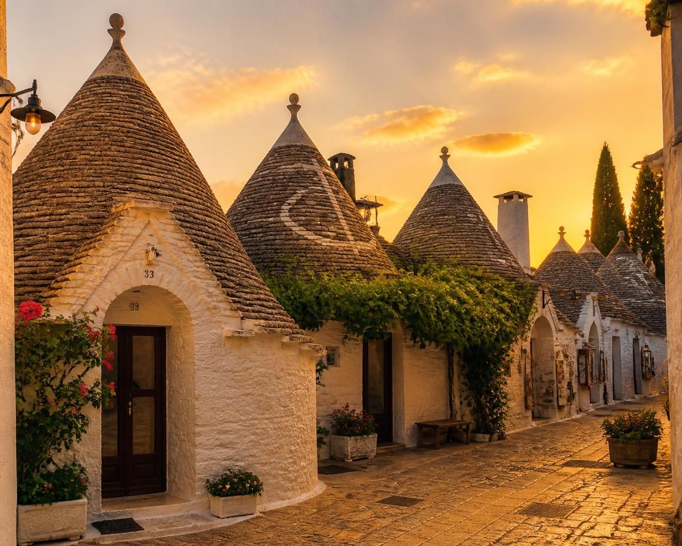 découvrez alberobello et ses trulli uniques, ces maisons en forme de cône typiques de la puglia, un véritable trésor architectural avant qu'elles ne deviennent un décor de film.