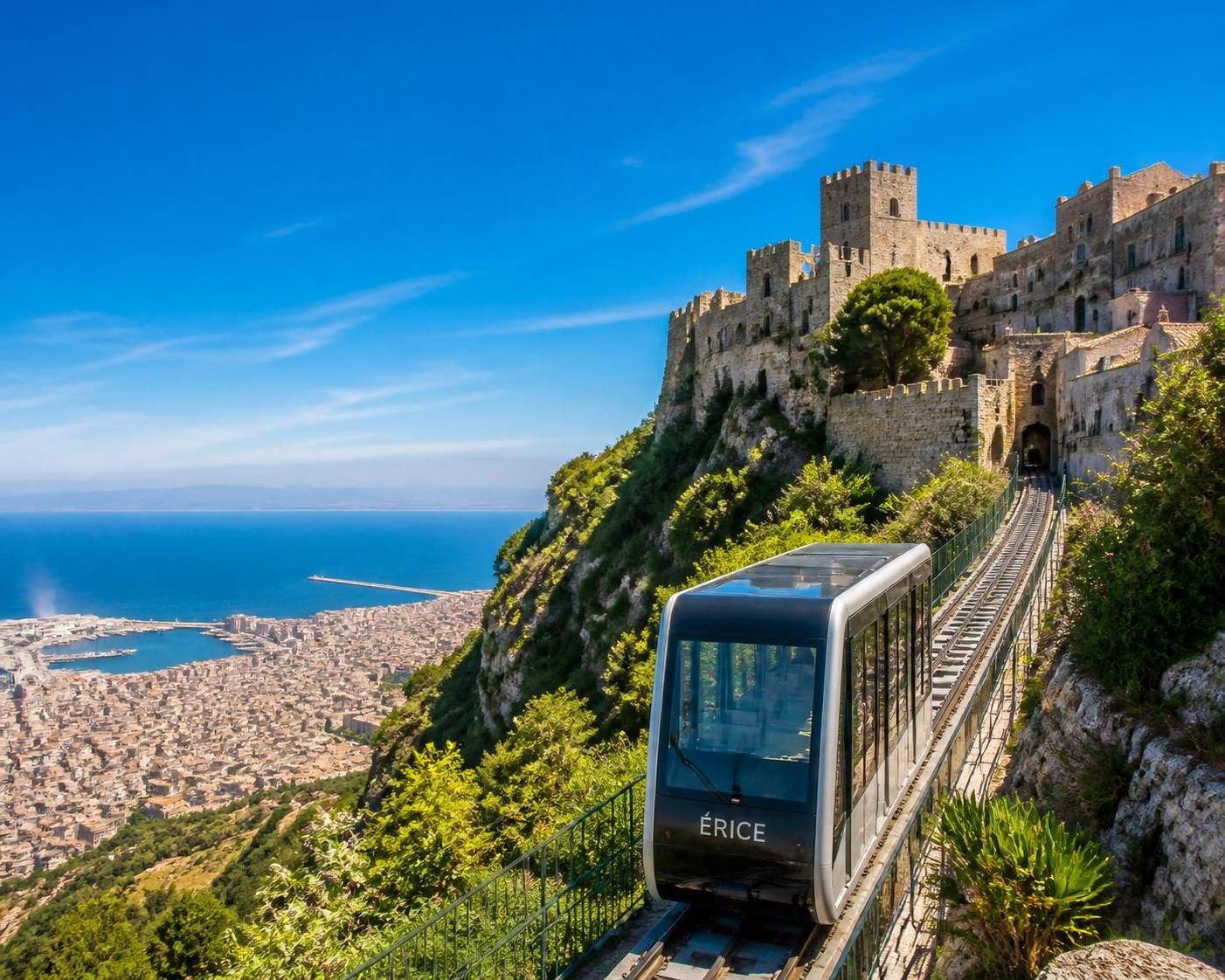 découvrez érice, la cité médiévale perchée au-dessus des nuages, un joyau que les touristes de trapani admirent de loin sans oser escalader ses ruelles escarpées.