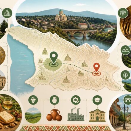 Kutaisi : l’autre Géorgie que Tbilissi fait oublier découvrez kutaisi, la ville méconnue de géorgie que tbilissi laisse dans l'ombre, entre histoire riche, paysages enchanteurs et culture authentique.