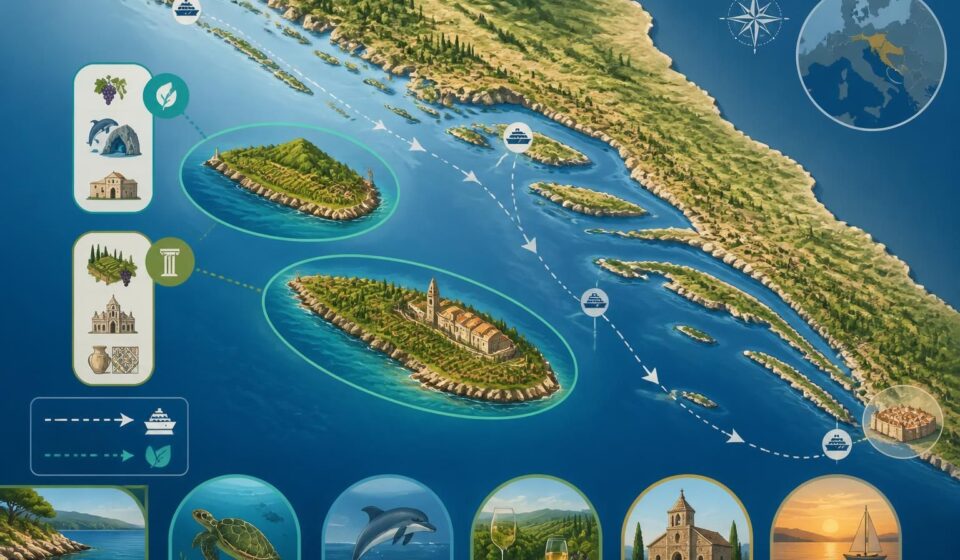 découvrez la côte dalmate au-delà de dubrovnik en explorant les îles méconnues de vis et korčula, des joyaux préservés que les croisiéristes évitent pour un voyage authentique et paisible.