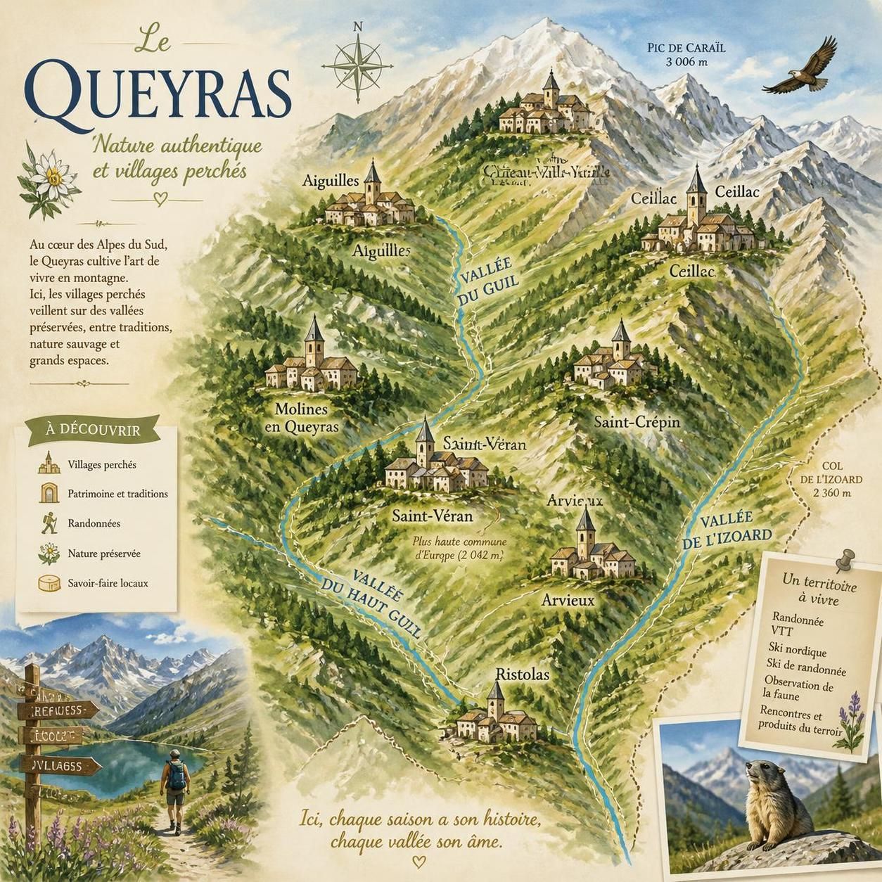 dĂ©couvrez le queyras, ses villages de haute montagne authentiques, isolĂ©s au cĆur des alpes françaises, pour une immersion unique dans la nature prĂ©servĂ©e et la culture locale.