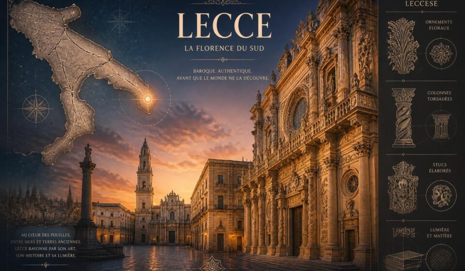 découvrez lecce, joyau baroque des pouilles, une ville où l'histoire lumineuse se mêle à la douceur des nuits méditerranéennes, avant que l'italie du sud ne devienne la nouvelle tendance voyage.