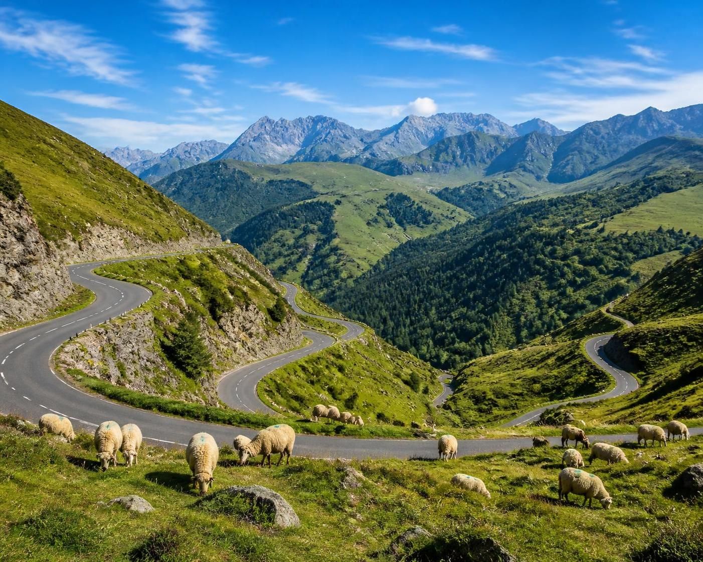 découvrez les pyrénées basques intérieures, un territoire authentique du pays basque où bergers et cols secrets s'offrent loin des plages animées de biarritz, pour une immersion pleine de nature et de traditions.