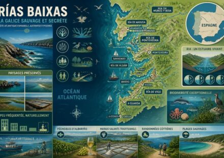 Les Rías Baixas : la côte atlantique espagnole que même les Galiciens évitent de trop promouvoir découvrez les rías baixas, cette magnifique côte atlantique espagnole moins connue, que même les locaux de galice préfèrent garder secrète. plages sauvages, villages authentiques et paysages préservés vous y attendent.