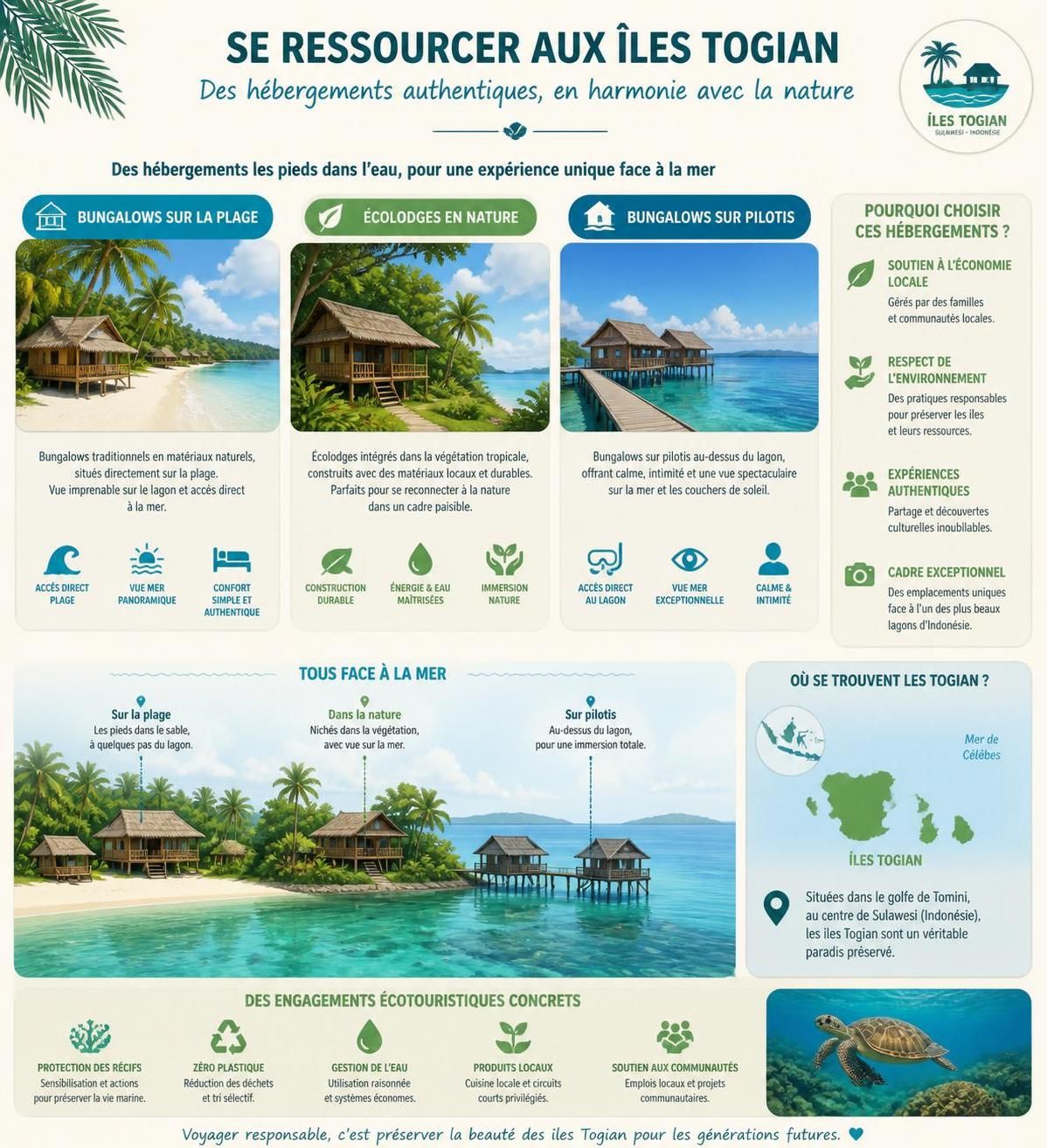 découvrez les îles coralliennes préservées des togian en indonésie, un joyau méconnu de sulawesi que bali a éclipsé depuis des décennies. partez à la découverte d'un paradis naturel loin des foules.