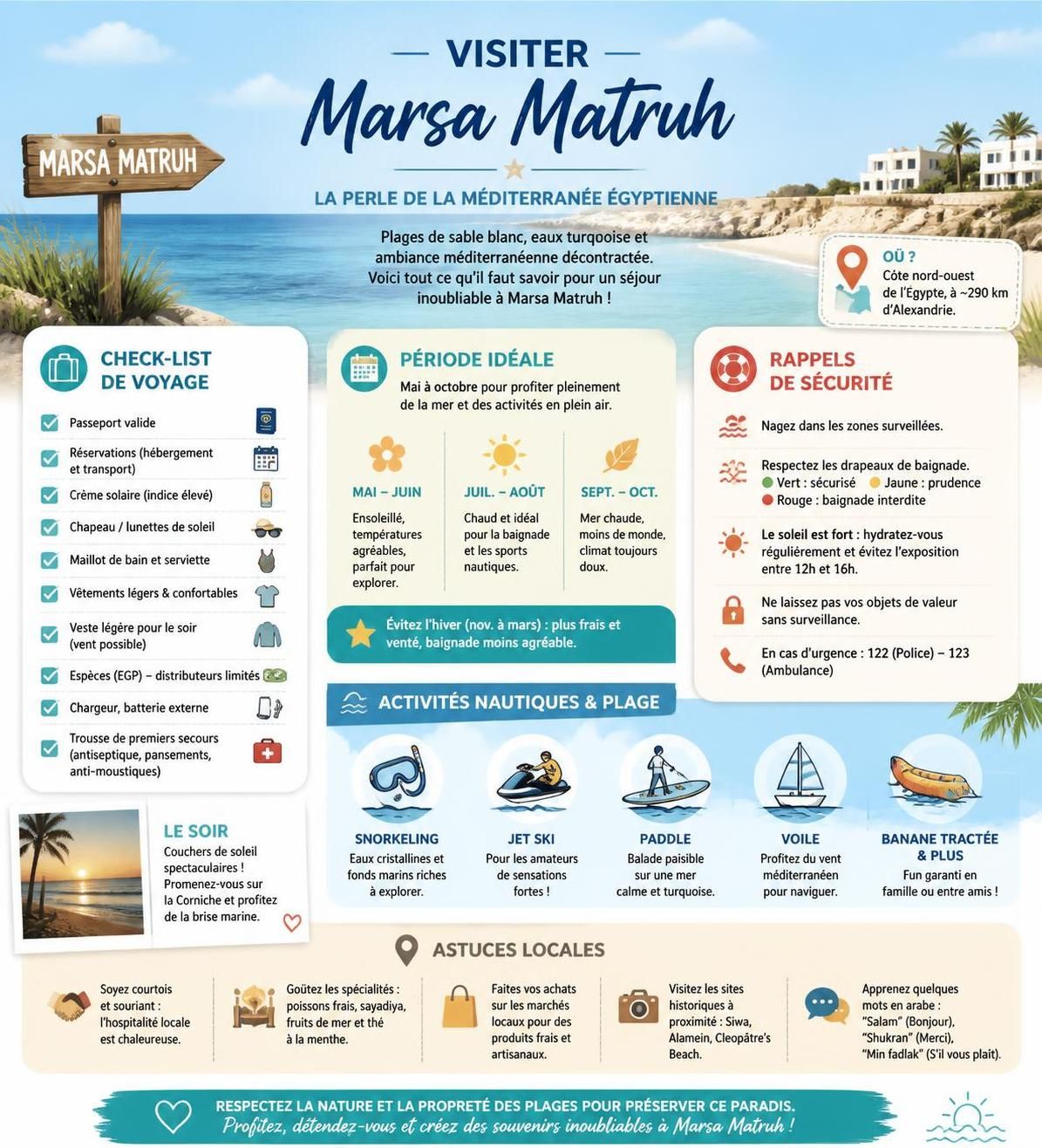 découvrez marsa matruh, la perle méconnue de la méditerranée égyptienne aux eaux turquoise, une escapade incontournable souvent oubliée des circuits classiques entre le caire et louxor.