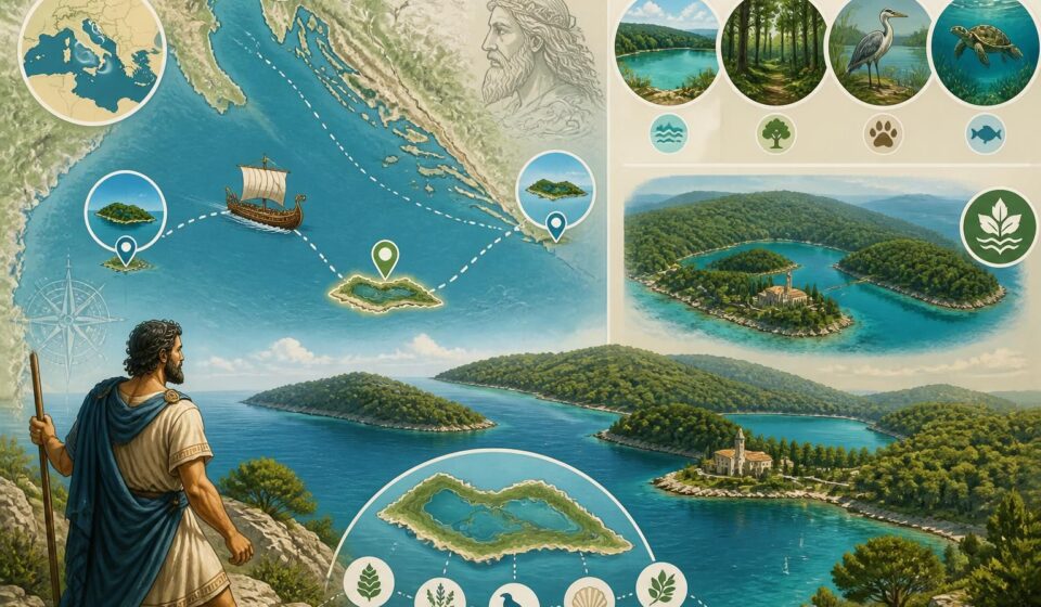 découvrez mljet, l'île-parc national en croatie, célébrée pour ses paysages splendides et son lien légendaire avec ulysse, qui l'a préférée à ithaque.