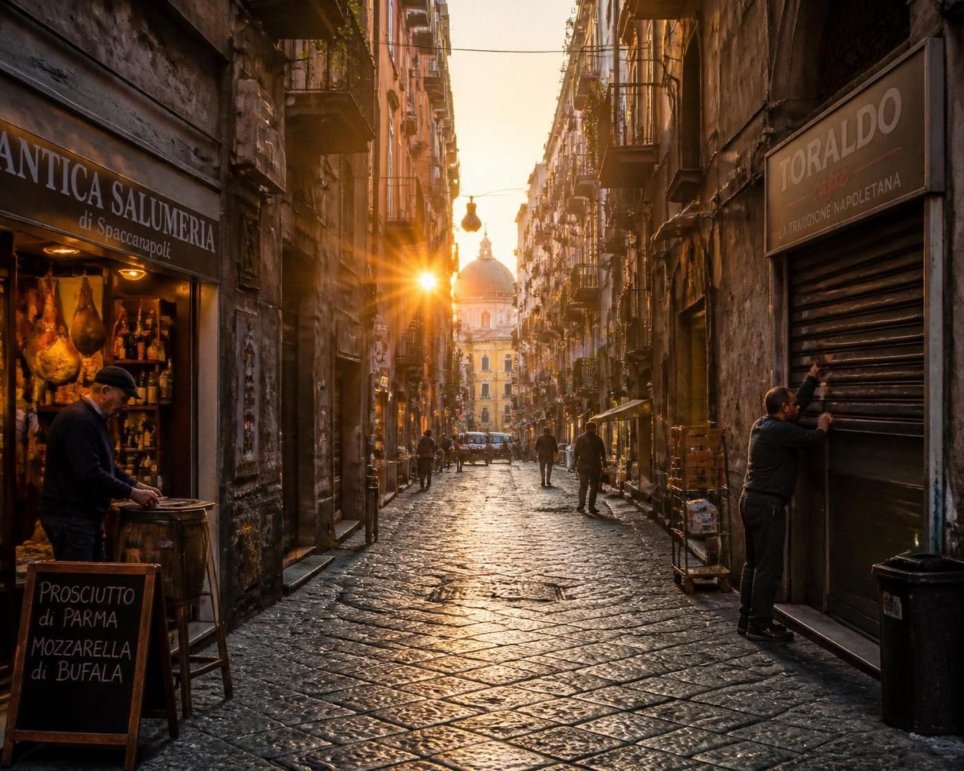 dĂ©couvrez spaccanapoli Ă naples au petit matin, loin des clichĂ©s touristiques, quand la ville sâĂ©veille avec ses habitants.