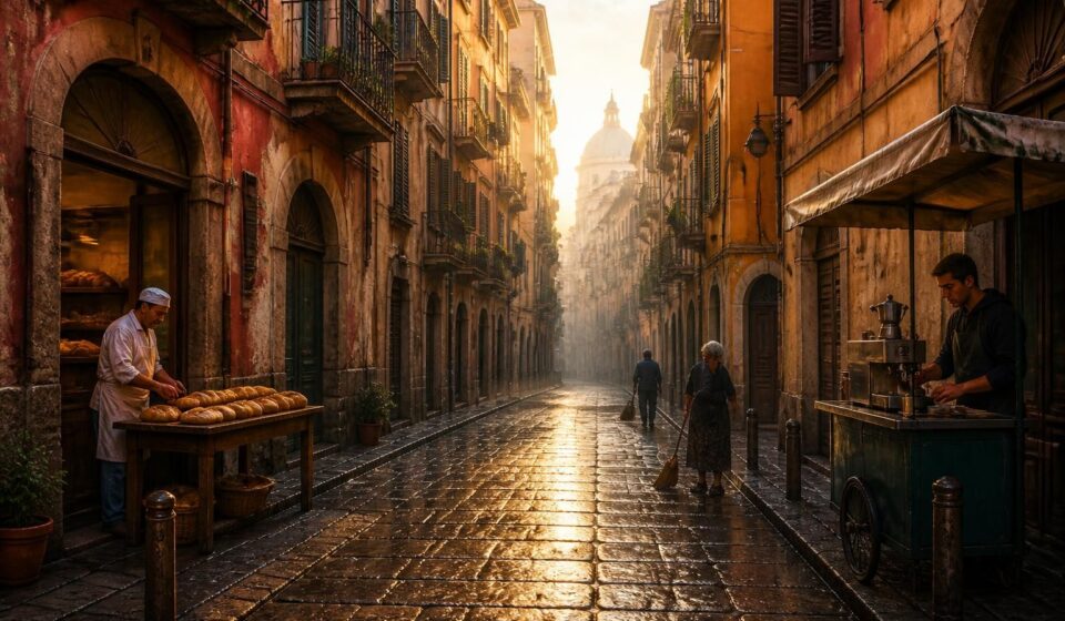 découvrez spaccanapoli au petit matin, un aperçu authentique de naples loin des clichés touristiques, où seuls les napolitains vivent la ville en silence et en profondeur.