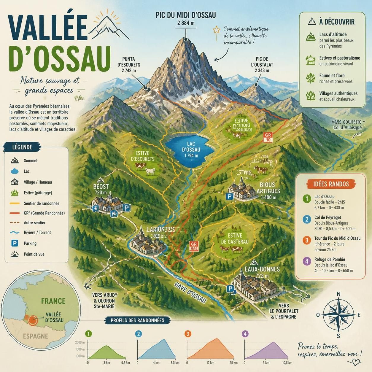 découvrez le pic du midi d'ossau, volcan éteint emblématique des pyrénées béarnaises, une montagne majestueuse épargnée par la foule du vignemale, idéale pour les amateurs de tranquillité et de nature authentique.