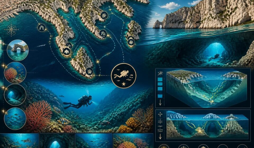 découvrez les calanques de marseille comme jamais auparavant : plongez dans les spots secrets réservés aux clients fidèles des moniteurs pour une expérience unique et inoubliable.