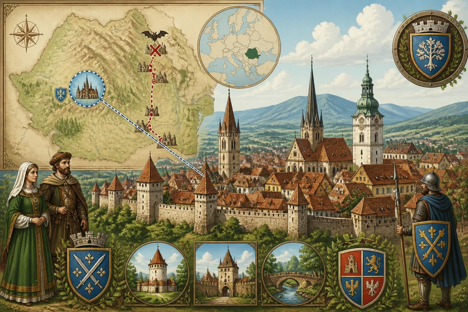 découvrez sibiu, joyau médiéval de roumanie préservé des légendes de dracula, où histoire, architecture authentique et charme d'antan vous attendent.