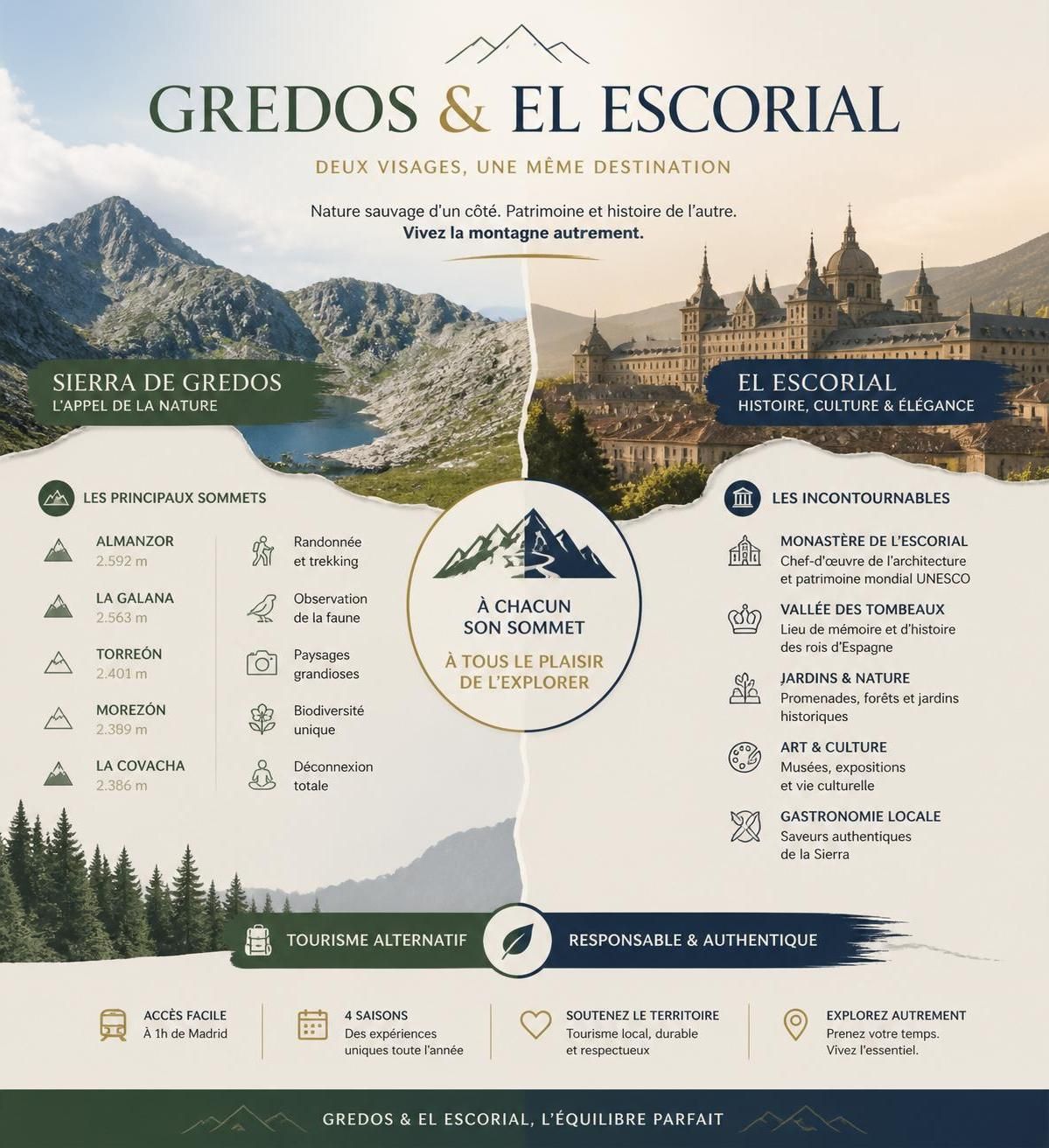 découvrez la sierra de gredos, les sommets méconnus de castille-et-león, loin des sentiers battus de l'escorial. un paradis naturel à explorer en toute tranquillité.