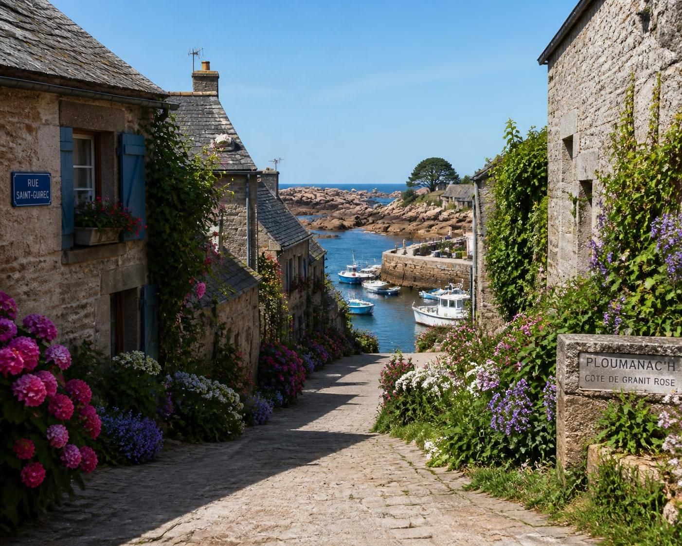découvrez la côte de granit rose en bretagne, avec les magnifiques rochers de ploumanac'h et de trégastel, trésors secrets que perros-guirec protège délicatement.