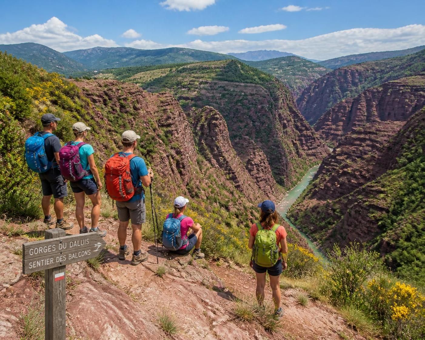 découvrez les gorges du daluis dans les alpes-maritimes, le colorado provençal idéal pour une aventure en canoë. une destination encore méconnue des randonneurs de nice, entre paysages sauvages et sensations fortes.