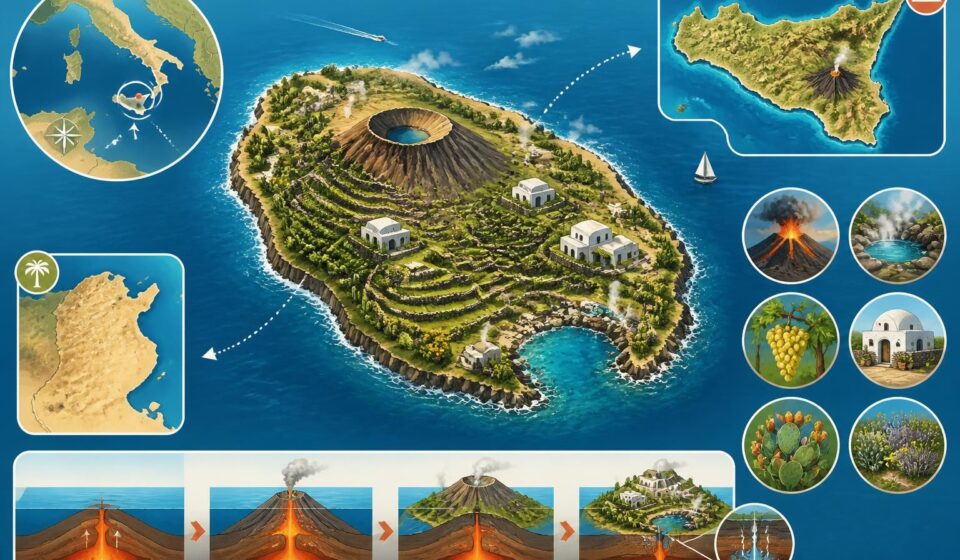 découvrez pantelleria, l'île volcanique italienne située entre la sicile et la tunisie, un trésor méconnu que les italiens préfèrent garder secret.