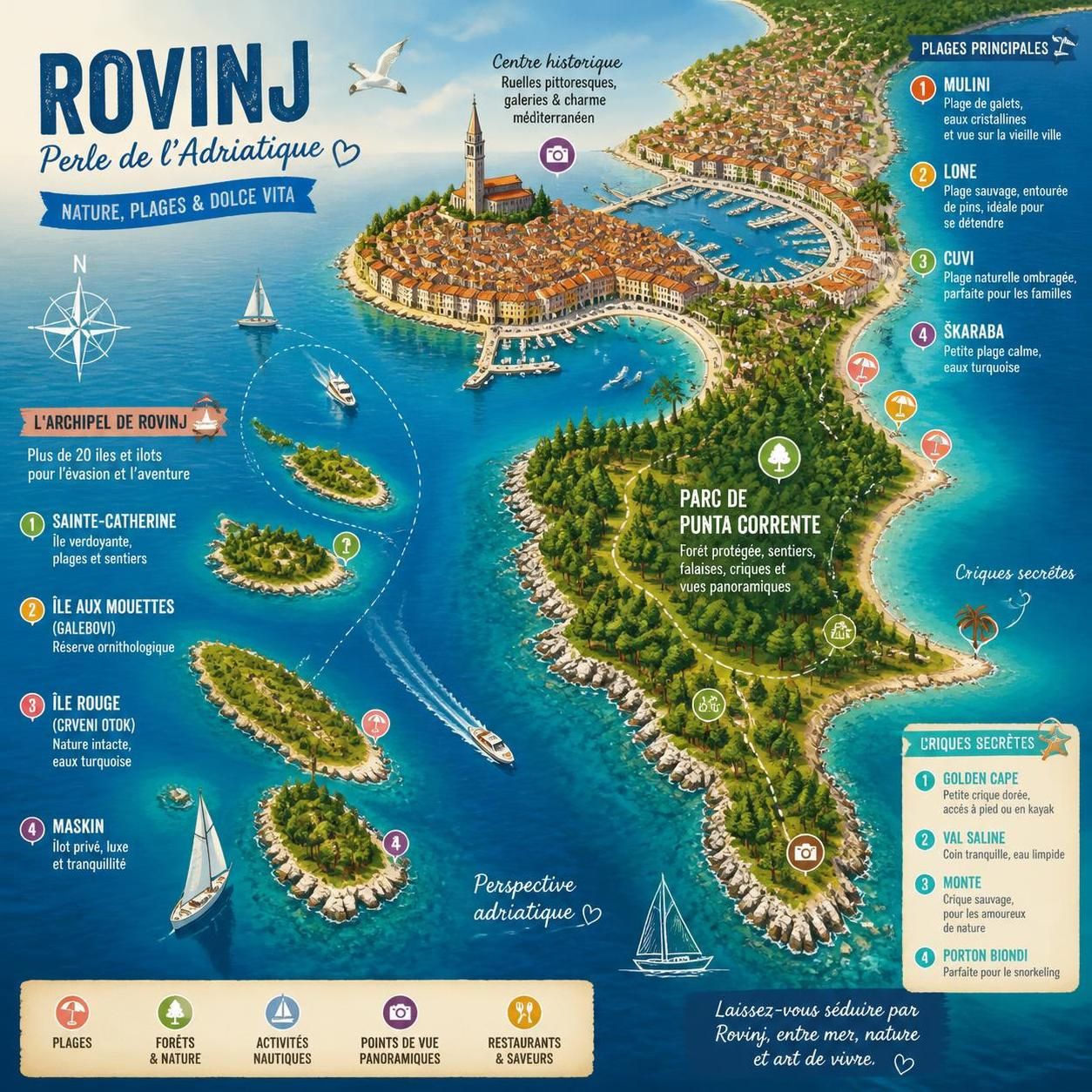 découvrez rovinj, la venise istrienne de croatie, une destination charmante et authentique souvent éclipsée par les grandes plages du sud, mais qui mérite toute votre attention.