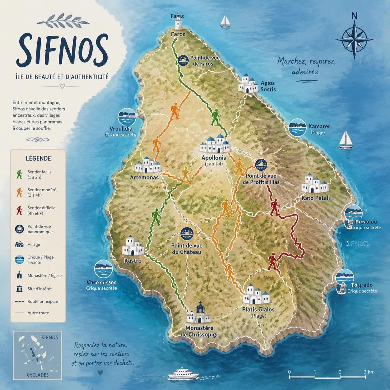 découvrez sifnos, l'île cycladique prisée pour ses potiers talentueux et ses sentiers de randonnée, un secret bien gardé des athéniens pour des week-ends authentiques.
