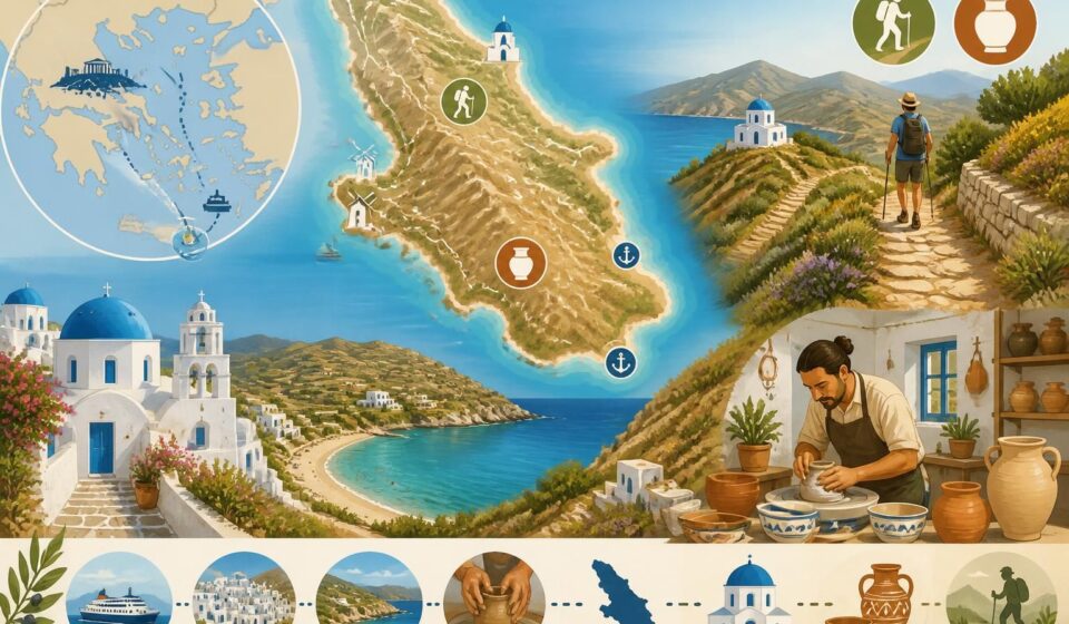 découvrez sifnos, l'île cycladique renommée pour ses potiers talentueux et ses sentiers de randonnée pittoresques, un secret bien gardé des athéniens pour leurs escapades du week-end.