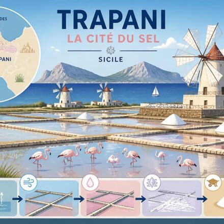 découvrez trapani, la charmante cité sicilienne célèbre pour ses marais habités par des flamants roses, ses moulins à vent traditionnels et l'accès aux magnifiques îles égades, véritables paradis préservés.
