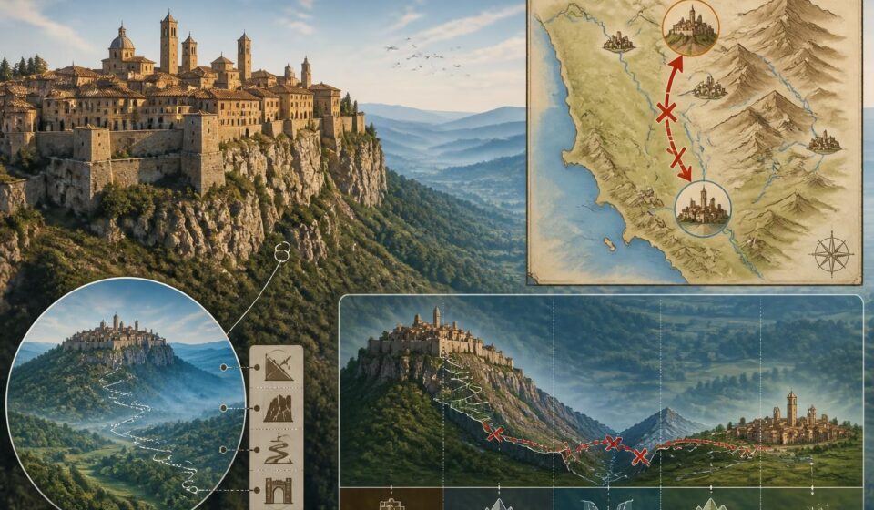 découvrez volterra, la mystérieuse ville étrusque perchée au-dessus de la valdicecina, un joyau souvent ignoré par les groupes touristiques de san gimignano.