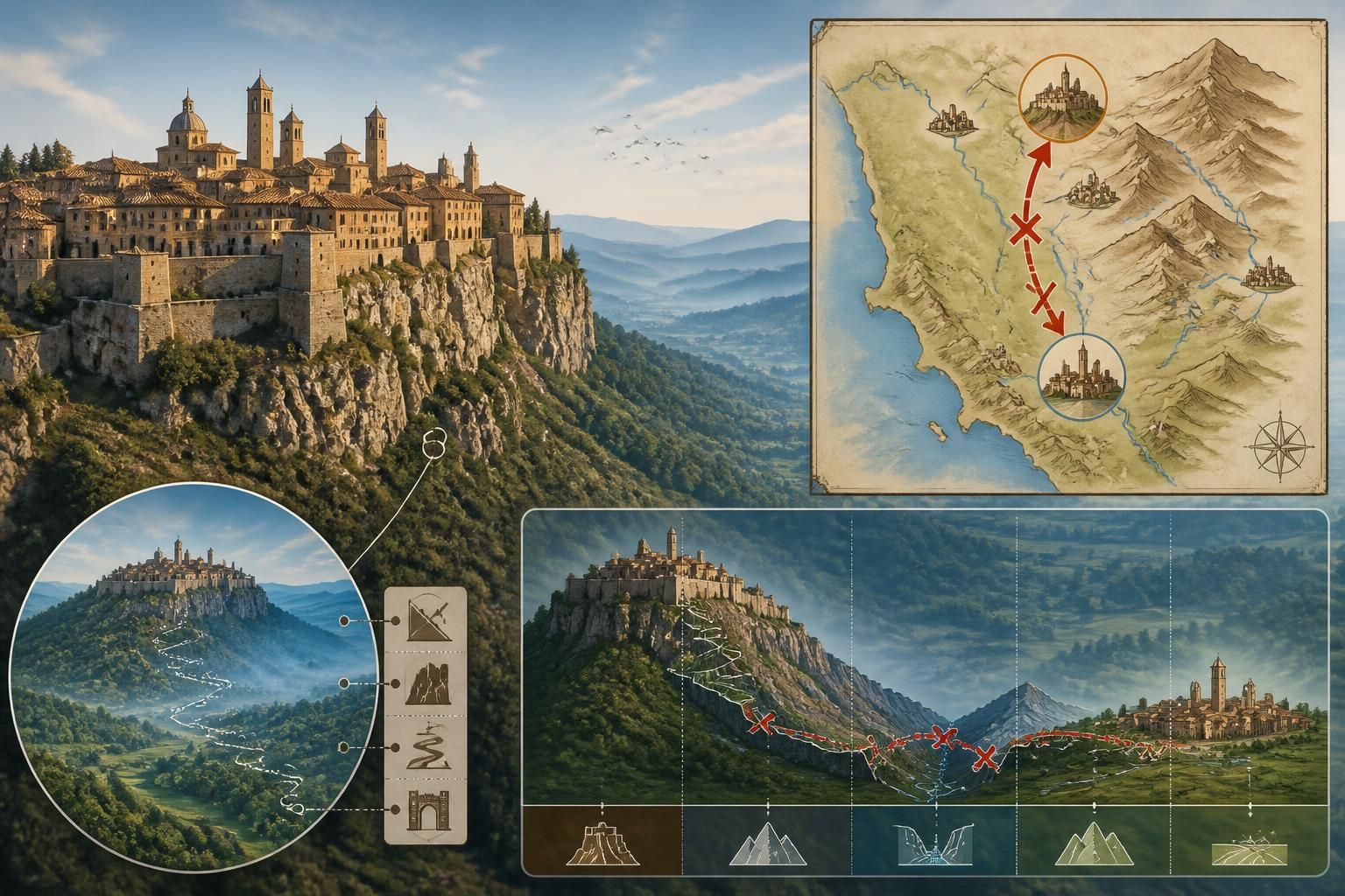 découvrez volterra, la mystérieuse ville étrusque perchée au-dessus de la valdicecina, un joyau souvent ignoré par les groupes touristiques de san gimignano.
